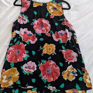 Who What Wear Floral Sleeveless Top